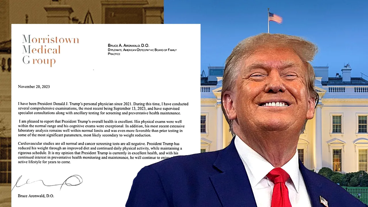 Donald Trump și-a publicat raportul medical în ziua în care Joe Biden a împlinit 81 de ani / Ce conține documentul