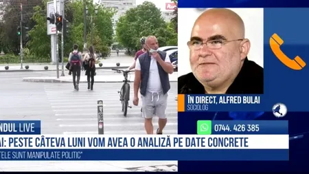 GÂNDUL LIVE. Sociologul Alfred Bulai despre teoriile conspiraționiste și percepția românilor cu privire la solidaritate, după criza pandemiei: „O mare parte din teoriile conspiraționiste sunt manipulate politic/ „În întreaga istorie nu virușii au unit oameni, ci oamenii au unit oameni”