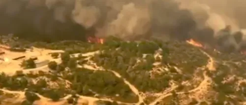 Un incendiu devastator a izbucnit în nord-estul Spaniei: Sute de animale au murit, iar 20.000 de hectare de teren sunt în pericol