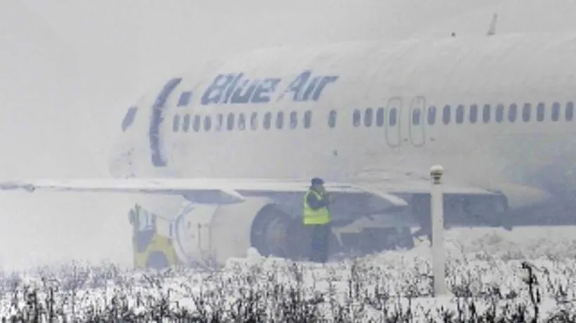 Angajați ai Aeroportului Cluj, audiați în cazul avionului Blue Air care a ieșit de pistă