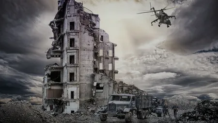 Patru oameni au fost ucişi, iar 10 sunt răniţi, după ce un atac al trupelor ruseşti a lovit un spital