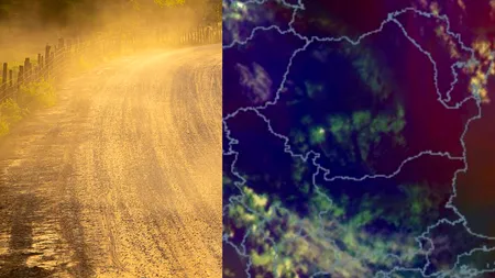 România, traversată de un val de praf din Asia Centrală. Zonele în care calitatea aerului ar putea fi afectată