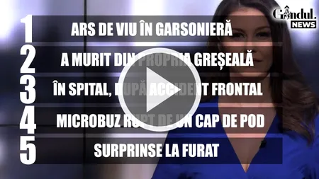 GÂNDUL NEWS. Zece oameni au ajuns la spital, din neatenția unui șofer (VIDEO)