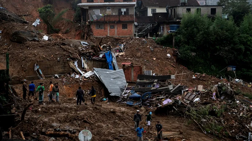 Dezastru în Brazilia. Peste 150 de persoane au murit în urma alunecărilor de teren
