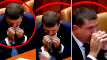 Al doilea om în stat – Mircea Abrudean – și Dinel Miruță, prinși în Parlament cum freacă menta la propriu. Cum a ajuns planta în mâinile celor doi