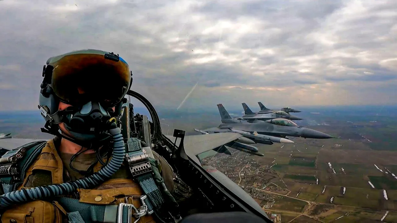 ALERTĂ aeriană la Tulcea. Avioanele de război F-16 românești, ridicate după atacul masiv cu drone rusești din Ucraina