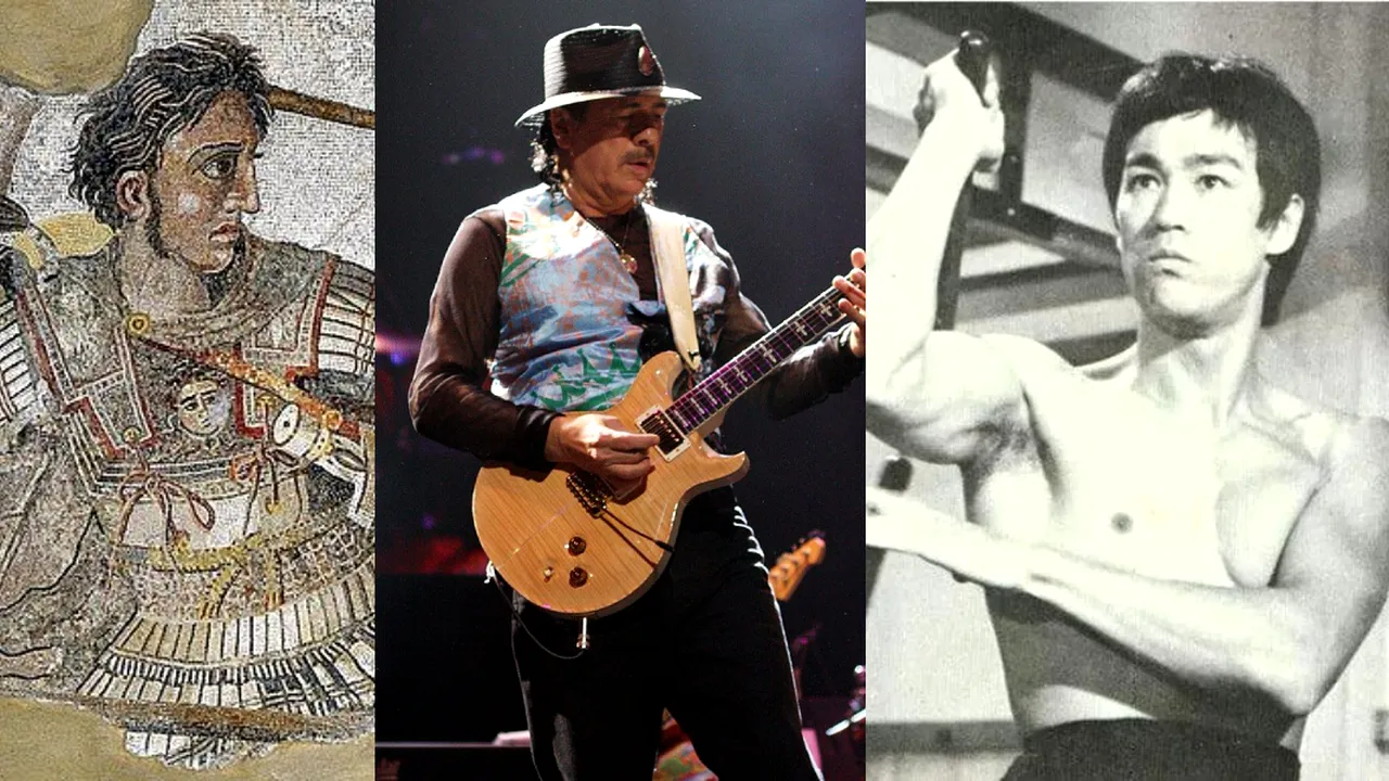 20 IULIE, calendarul zilei: Se naște Alexandru cel Mare/ Carlos Santana împlinește 78 de ani/ Moare Bruce Lee