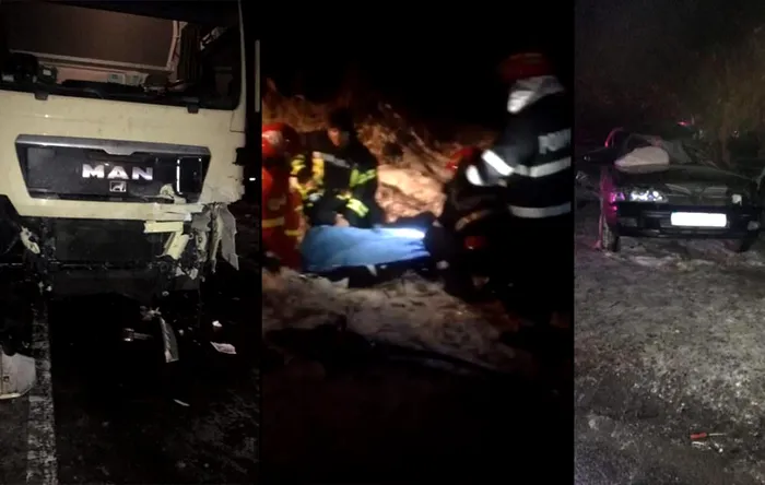 Accident mortal la Hula Bradului, în data de 5 ianuarie 2019 / Sursa foto: oradesibiu.ro