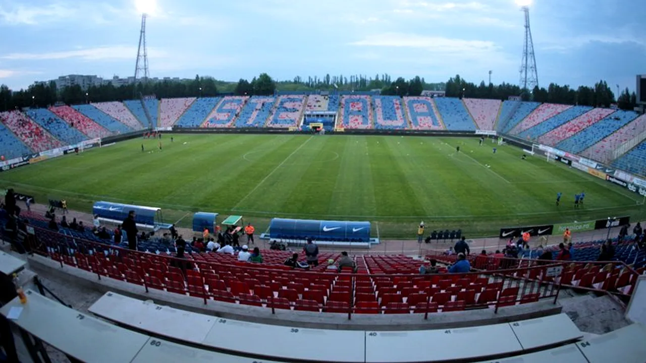 Partida Steaua - Ceahlăul se va disputa pe stadionul din Ghencea