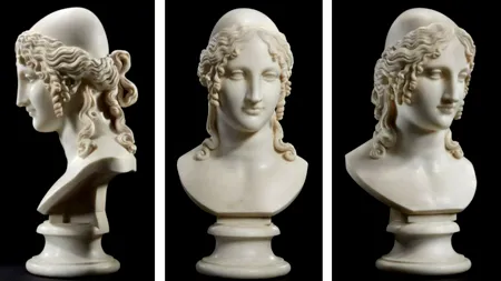 Bustul Elenei din Troia realizat de Canova, prima dată în licitație