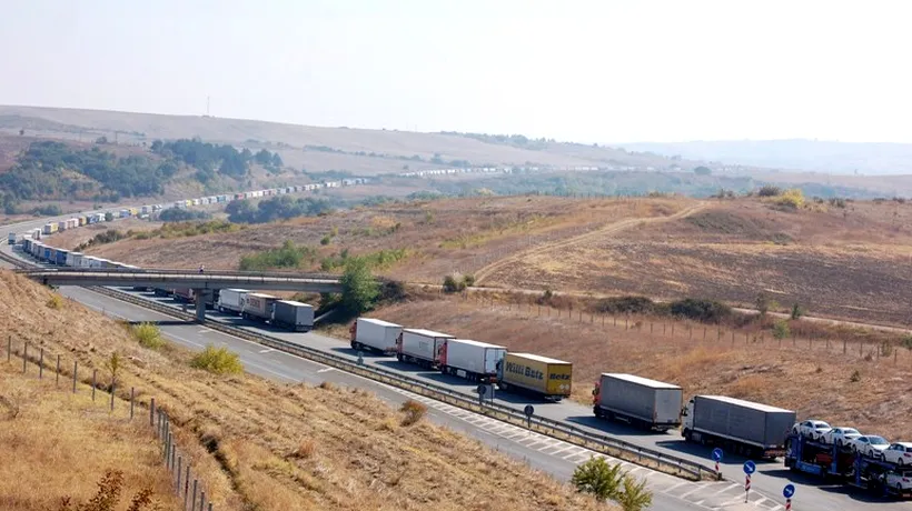 Coadă de peste 6 km la granița Bulgariei cu Turcia