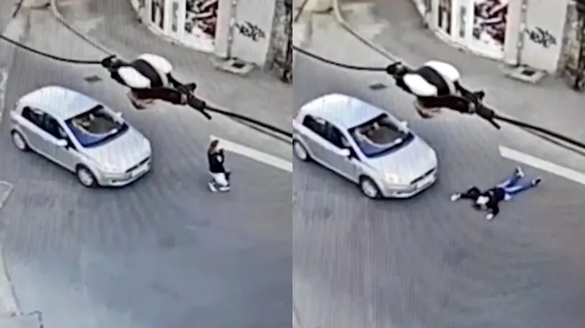 Gestul șocant al unei femei: S-a aruncat în fața mașinii încercând să însceneze un accident / Ce s-a întâmplat după