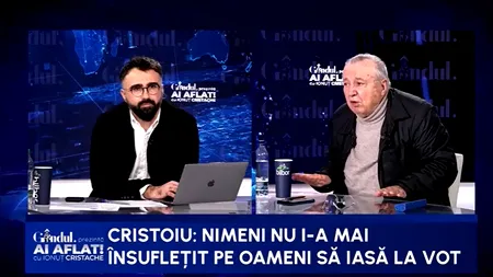 Ion Cristoiu spune că „nimeni nu i-a mai însuflețit pe oameni să iasă la vot”