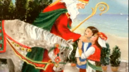 Va ninge, căci MOȘ NICOLAE își scutură barba lungă și albă. Ocrotitorul copiilor umple GHETUȚELE cu daruri sau nuielușe