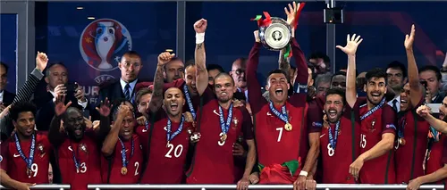 Portugalia câștigă Euro 2016. Franța - Portugalia 0-1 după prelungiri