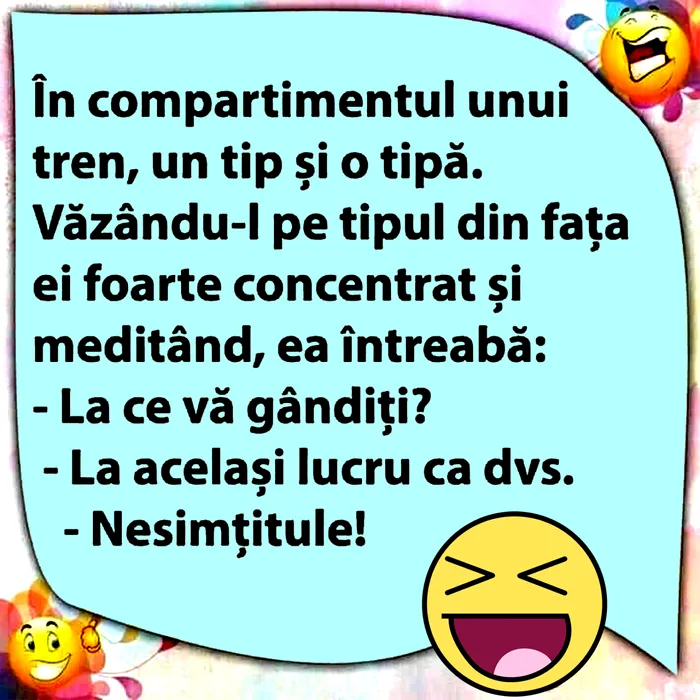 BANCUL ZILEI | În compartimentul trenului