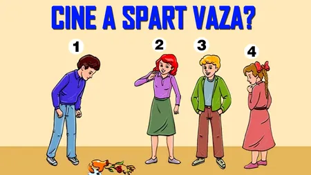 Test psihologic | Care dintre cei 4 tineri a spart vaza, de fapt? Răspunsul îți va spune ce fel de om ești