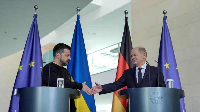 Guvernul german: Scholz și Zelenski au discutat despre situația din Ucraina și despre continuarea dialogului pentru o ”SOLUȚIE DE PACE”