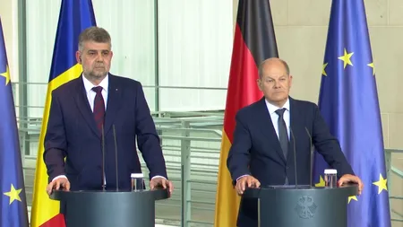 Marcel Ciolacu transmite de la Berlin: Pe teritoriul României trebuie să existe militari permanenți germani