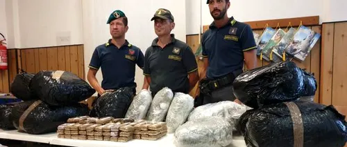 CONDAMNARE. Român care a transportat 84 de kilograme de droguri în Italia, condamnat la închisoare