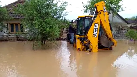 Cod portocaliu de inundații pentru zona Dobrogea, până vineri. Sunt în pericol râurile mici din Tulcea și Constanța