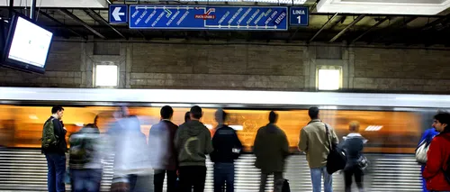 Circulația la metrou, blocată pe un fir la stația Pipera