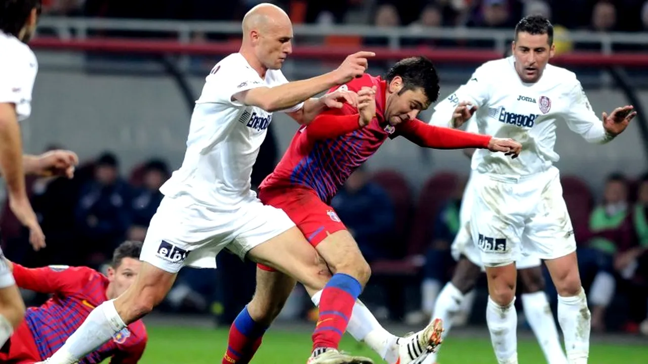 CFR - STEAUA 1-1. Steaua ratează CHAMPIONS LEAGUE