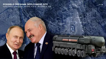 Rusia trimite rachete hipersonice Oreșnik în Belarus, pentru prima dată de la finalul Războiului Rece. Scutul de la Deveselu e printre țintele vizate