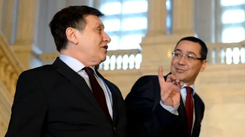 Ponta curtează liberalii pentru susținerea noului Guvern: „Cu excepția lui Antonescu, mă bazez pe toate voturile USL