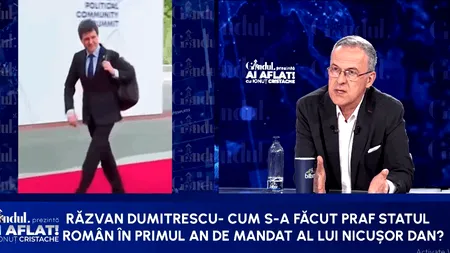 Răzvan Dumitrescu explică de ce și cum s-a făcut praf statul român după 1 an cu Nicușor Dan președinte