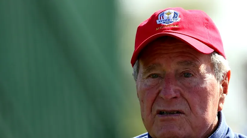 George H.W. Bush a fost spitalizat din cauza unei bronșite