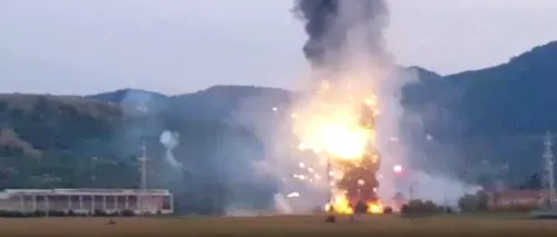 Alertă în Brașov. Explozie puternică la Uzina Tehnică Tohan (VIDEO)