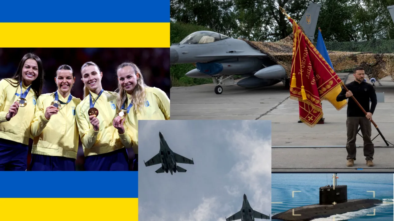 RĂZBOIUL din UCRAINA, ziua 893. Ucraina obține prima medalie de aur la Paris, scufundă un submarin rusesc și primește două avioane F-16