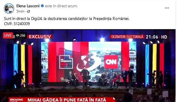 <span style='background-color: #dd3333; color: #fff; ' class='highlight text-uppercase'>ALEGERI 2024</span> O nouă gafă marca USR. Elena Lasconi încurcă posturile de televiziune și spune că este „în direct”, deși nu se află în platou