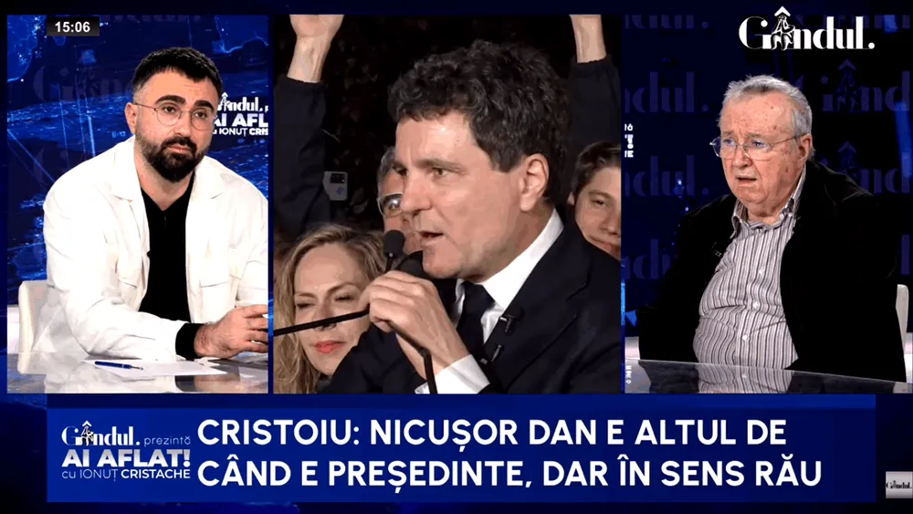 Ion Cristoiu îi face bilanțul lui Nicușor Dan: „Nu a câștigat funcția, n-a câștigat nimic. A fost pus și se vede”