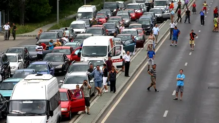 Circulația pe DN 1, deviată temporar pe DN1 A, din cauza aglomerației