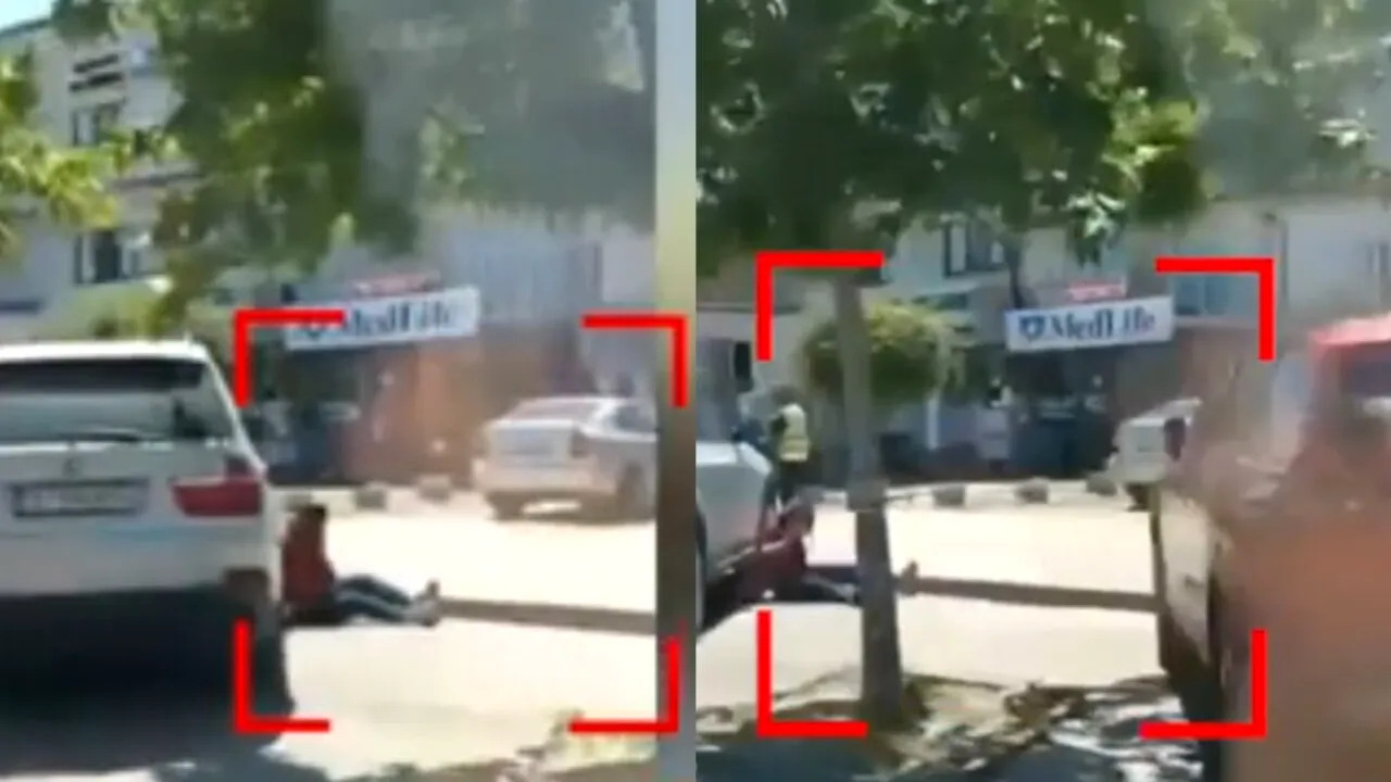 Situație revoltătoare la Craiova. O femeie este lovită de un bărbat, pe stradă, din senin, apoi se face nevăzut