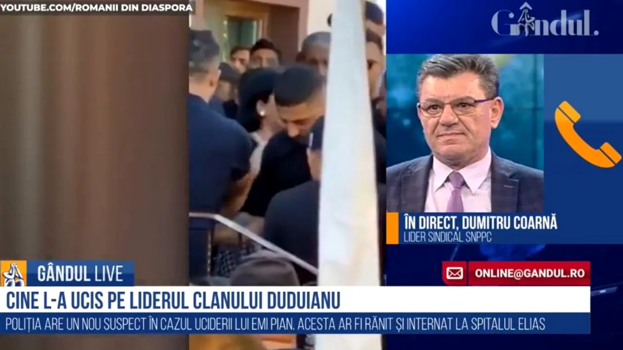 GÂNDUL LIVE. Cazul Emi Pian | Dumitru Coarnă, liderul SNPPC: „Pe termen scurt, situația va fi calmă. Pe termen lung, aceasta va degenera!” / Andrei Dumitrescu, jurnalist Gândul.ro: „Necropsia relevă că a murit de inimă”