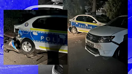 Incident grav în curtea IPJ Dolj. 6 autospeciale, avariate de un șofer în stare de ebrietate