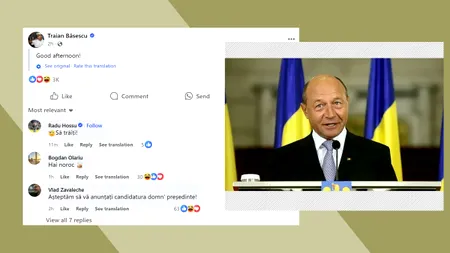 Traian BĂSESCU dorit iar PREȘEDINTE/ Un simplu 