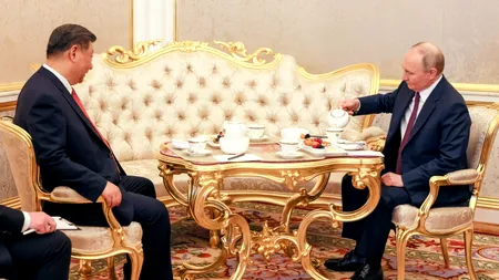 La Moscova, Xi Jinping i-a spus lui Vladimir Putin că speră la un acord de pace „echitabil” privind UCRAINA