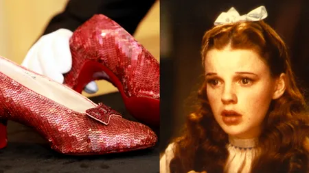 Celebrii pantofi roșii, purtați de Judy Garland în filmul 