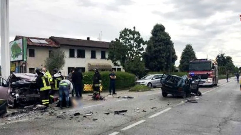 Patru români, răniți într-un accident lângă Treviso