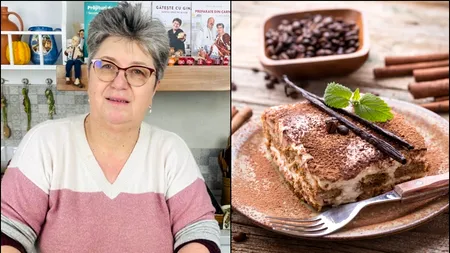 Rețeta de TIRAMISU în stil italian a Ginei Bradea