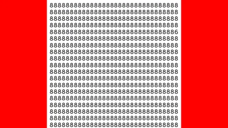 Test de perspicacitate | Găsiți cifra 6 în maximum 6 secunde!