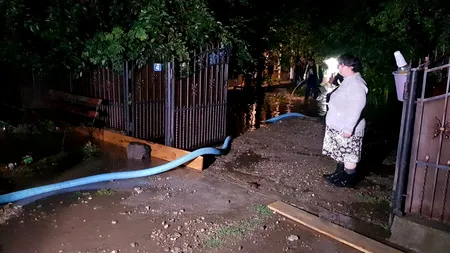 Inundații în 16 județe după furtunile din 15 iunie 2018