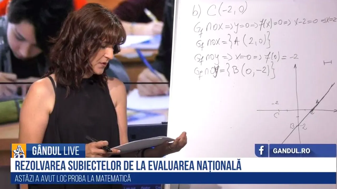 VIDEO | Cum se rezolvă subiectele la Matematică de la Evaluarea Națională 2021