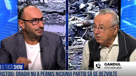 VIDEO Cristoiu, despre căderea Guvernului din Italia: „Italia a ajuns aici pentru că Draghi pe de o parte seamănă cu Barna, adică e nesărat și pe de altă parte a vrut să fie un fel de Mussolini”