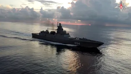 Nave militare ruse dotate cu rachete HIPERSONICE au efectuat exerciții în Atlantic /Statele Unite urmăresc atent deplasarea spre Cuba
