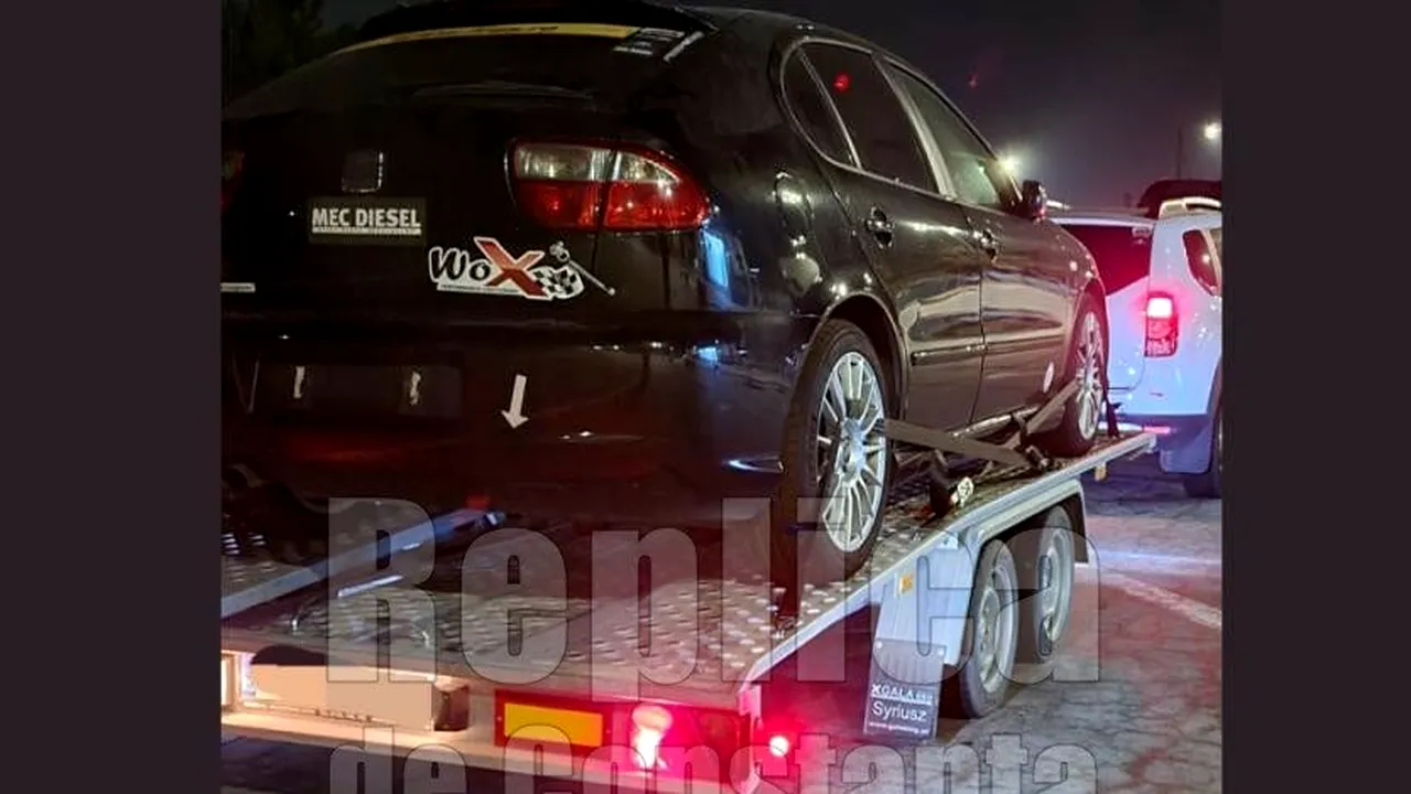 Șofer AMENDAT pentru neplata rovinietei, deși mașina era transportată pe platformă